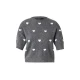 VERO MODA Pulover VMDOFFY INTARSIA temno siva/bela