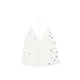 Pull&Bear Top srebrna / bela