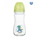 CANPOL baby Flašica široki vrat, antikolik - Easy start- 300 ml - toys horse - zelena