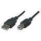 Kabel USB (2.0), USB A moški - USB B moški, 3 m, črn