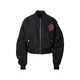 KARL LAGERFELD Bomber jakna A1W14039 Črna Regular Fit