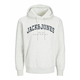 JACK & JONES Majica JJECaleb  mornarska / pegasto bela