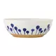 Bela/modra keramična skleda o 28 cm Linora – Bloomingville