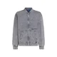 KARL LAGERFELD JEANS Jopa na zadrgo siva/svetlo siva/črn denim