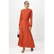 Trendyol Modest Ženska haljina Tctss25Eb00096, Narandžasta