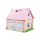 Bigjigs Toys - Prenosna lesena hišica za punčke