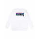 Patagonia P6 Logo Responsibili moška majica z dolgimi rokavi white