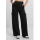 Womens Baggy Light Terry Sweat Sweatpants - Black