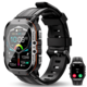 OUKITEL Pametni sat BT20 Sport Rugged Crno-Narandžasti