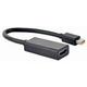 GEMBIRD - VIDEO Adapter DisplayPort (mini) to HDMI, M/F, DP 1.2, Cable, Black