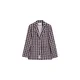 Scalpers Blazer Vichy modra
