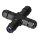 ORNO Vodotesna kabelska spojka IP68, 4-smerni kabelski konektor (tip X), IP68, 3x4mm2, 450V/25A AE-13615