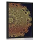 Plakat zlata orientalska Mandala - 40x60 silver