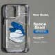 Yingkaida Maska za mobilni telefon iPhone 13 Pro, Providno-plava