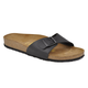 BIRKENSTOCK ženski natikači Madrid Flor, črni