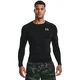 Under Armour HG ARMOUR COMP LS, muška majica dugi rukav za fitnes, crna 1361524