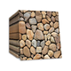 Netscroll Stones3DWallpaper, tridimenzionalne stenske nalepke v imitaciji kamna (10 kos.)