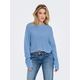 ONLY Ženski džemper CROPPED PULLOVER KNT NOOS plavi