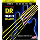 Set strun za 5-strunsko električno bas kitaro Neon Yellow NYB5-45 DR Strings