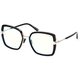 Tom Ford Ženski okvir za dioptrijske naočare Blue Block 0FT5985-B 155, Crni