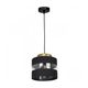 Luster na sajli HAVARD 1xE27/60W/230V crna/mesing