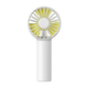 Premium prenosni mini ventilator JisuLife TooCool z USB polnjenjem in tremi hitrostmi - bel