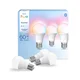 Komplet 3x LED sijalica sa mogućnošću prigušivanja Philips Hue WACA E27/8W/230V 2200-6500K