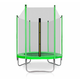 aGa SPORT TOP trampolin 150 cm svetlo zelena + zaščitna mreža