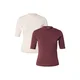 ABOUT YOU Majica Lenni pastelno roza / bordo