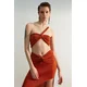 Trendyol Limited Edition Brown Knit Detailed Bustier