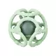 NATTOU Bite silikonska kroglica 2v1 brez BPA 10 cm mint