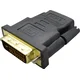 Adapter DVI moški (24+1) na HDMI ženski, črn