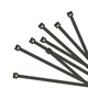Northix Kabelske vezice 350x4,5mm 50 kosov črne