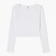 Cropp - Bela bluza - white