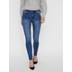 Vero Moda Jeans hlače Tanya 10222531 Mornarsko modra Skinny Fit