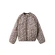 MANGO KIDS Prehodna jakna FLORA kremna/azur/rjava