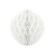 PartyDeco Papirnata krogla - Bela 30 cm