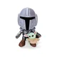Plišasta igrača Simba Star Wars Mandalorian z mini Grogom - 25 cm