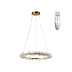 LED prigušiva luster na sajli LED/40W/230V 3000-6500K zlatna + daljinski upravljač