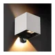 Brilagi - LED spoljašnje zidno svetlo sa senzorom CUBE LED/6W/230V sivo IP65