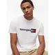 Tommy Jeans Majica Entry Dna DM0DM23406 Bela Regular Fit