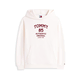 Tommy Jeans Majica bordo / bela
