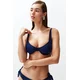 Trendyol Navy Blue Balconette Bikini Top