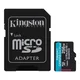Kingston MicroSD Card 256GB SDCG4/256GB + SD Adapter