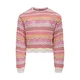 ONLY GIRLS Pulover KOGLOUISE pastelno modra/temno rumena/roza