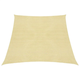 Greatstore Senčnik, 160 g/m2, bež, 3/4x3 m, HDPE