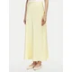 Vero Moda Maxi krilo Livia 10350079 Svetlo rumena Regular Fit