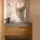 Hanah Home Ogledalo Crno