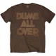 Frank Zappa Dumb All Over Brown M Majica