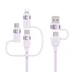 USAMS USAMS KABEL 6V1 USB-C MICRO-USB NA LIGHTNING ZA TELEFONE OPPO VIVO 2M 100W